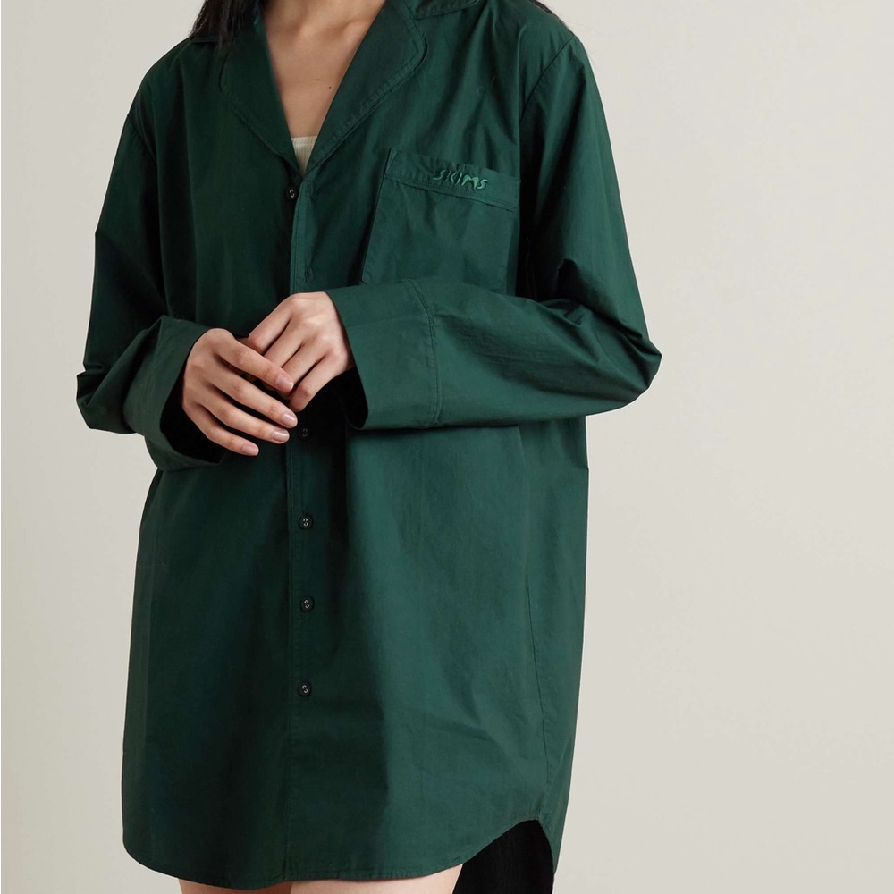Skims Sleep Dress in Pine – NWT, Limited Edition Color